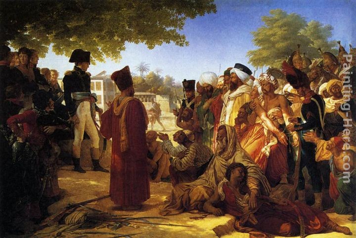 Pierre-Narcisse Guerin Napoleon Pardoning the Rebels at Cairo